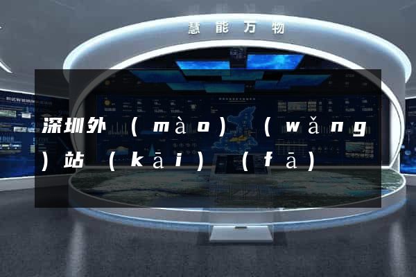 深圳外貿(mào)網(wǎng)站開(kāi)發(fā)
