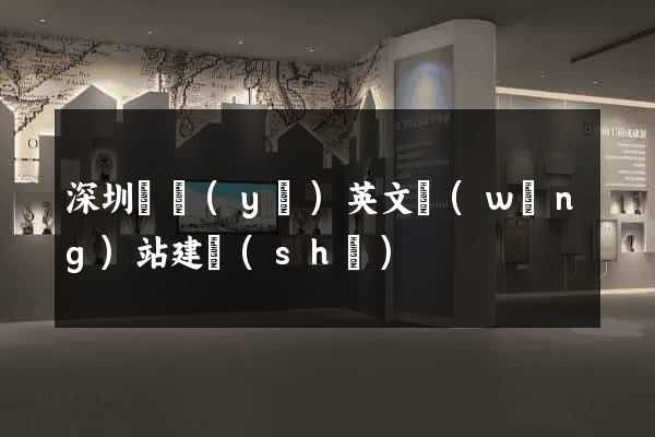 深圳專業(yè)英文網(wǎng)站建設(shè)