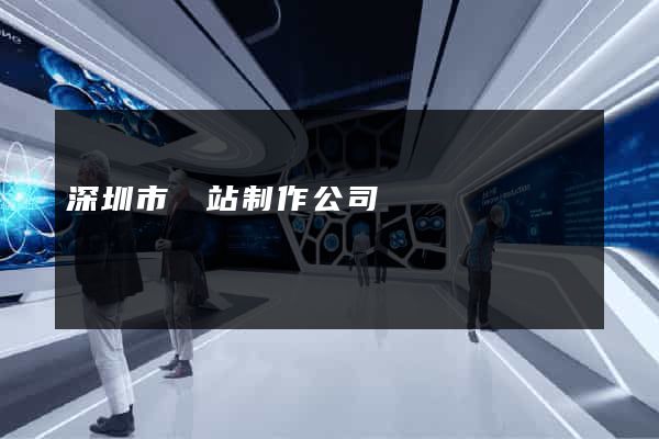 深圳市網站制作公司