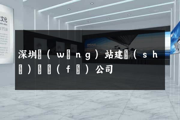 深圳網(wǎng)站建設(shè)開發(fā)公司