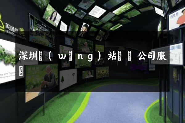 深圳網(wǎng)站設計公司服務