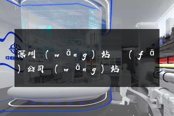 深圳網(wǎng)站開發(fā)公司網(wǎng)站