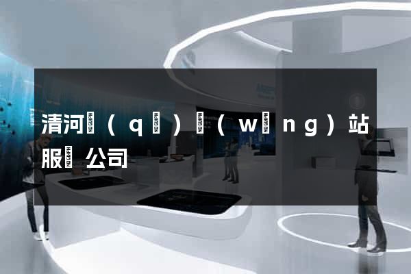 清河區(qū)網(wǎng)站服務公司