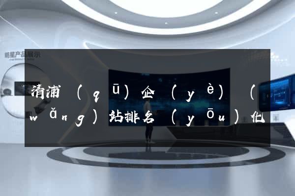 清浦區(qū)企業(yè)網(wǎng)站排名優(yōu)化