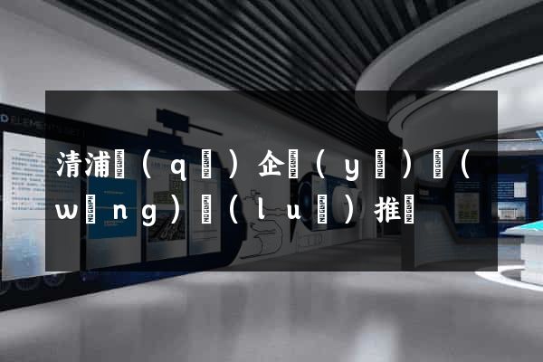 清浦區(qū)企業(yè)網(wǎng)絡(luò)推廣