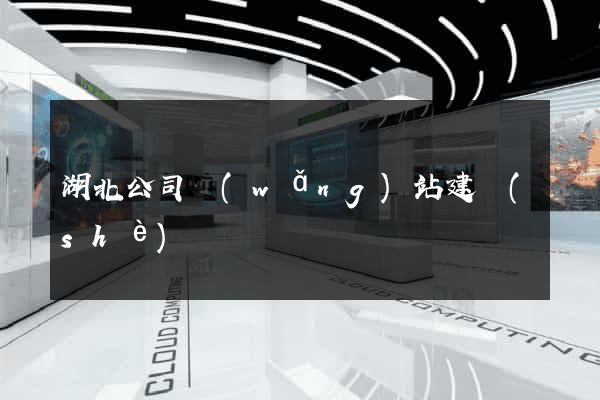 湖北公司網(wǎng)站建設(shè)