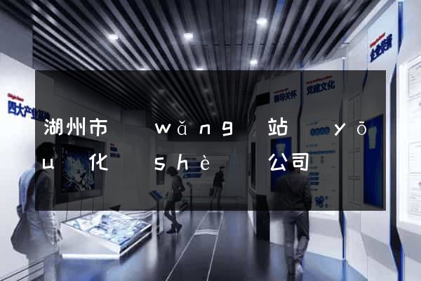 湖州市網(wǎng)站優(yōu)化設(shè)計公司
