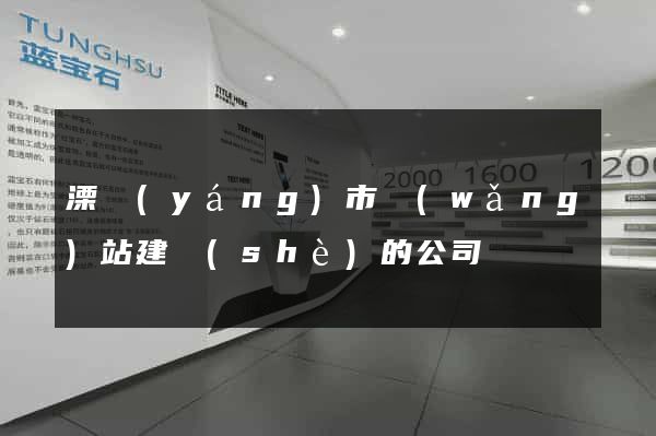 溧陽(yáng)市網(wǎng)站建設(shè)的公司