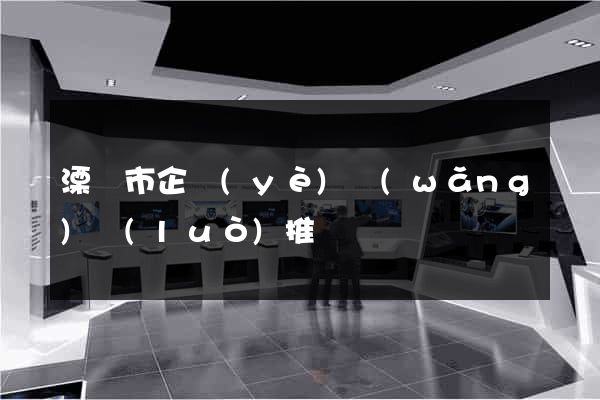 溧陽市企業(yè)網(wǎng)絡(luò)推廣