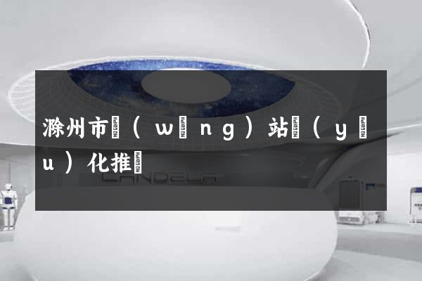 滁州市網(wǎng)站優(yōu)化推廣