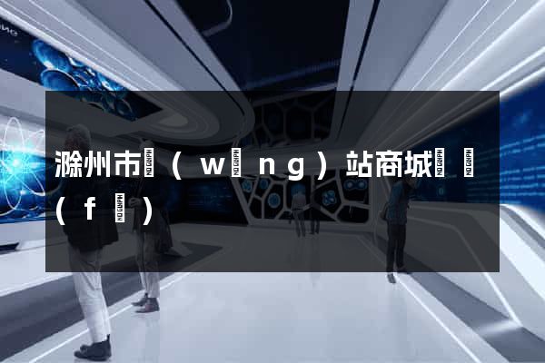 滁州市網(wǎng)站商城開發(fā)