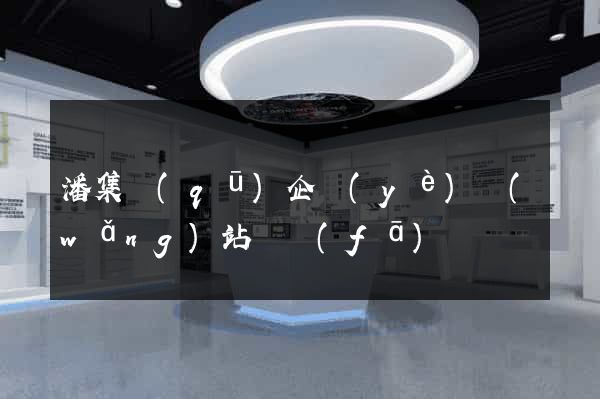 潘集區(qū)企業(yè)網(wǎng)站開發(fā)