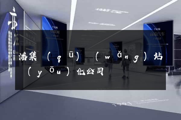 潘集區(qū)網(wǎng)站優(yōu)化公司