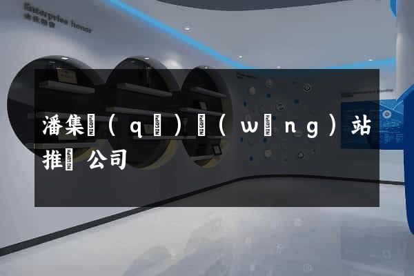 潘集區(qū)網(wǎng)站推廣公司