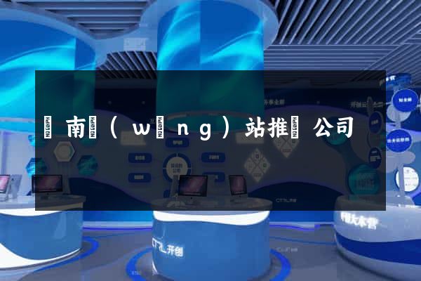 濟南網(wǎng)站推廣公司