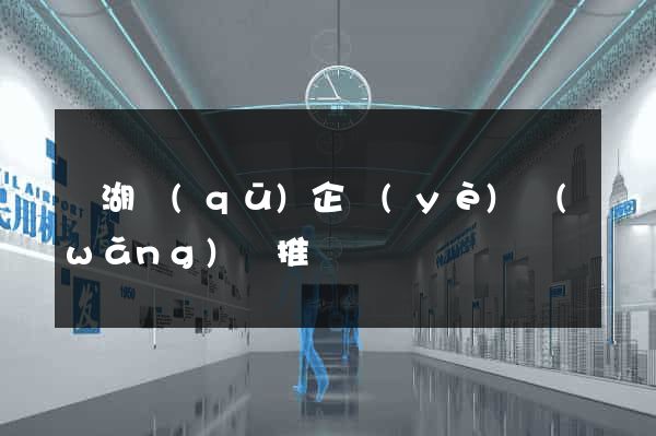 濱湖區(qū)企業(yè)網(wǎng)絡推廣