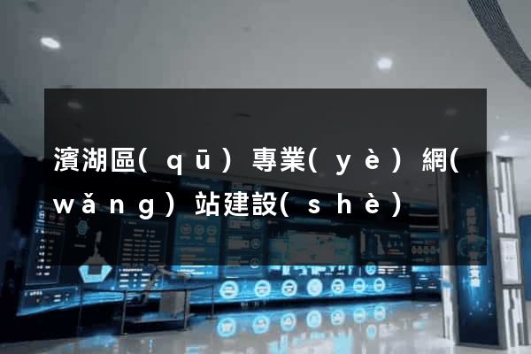 濱湖區(qū)專業(yè)網(wǎng)站建設(shè)