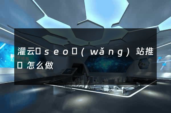 灌云縣seo網(wǎng)站推廣怎么做