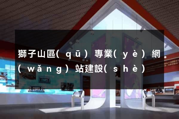 獅子山區(qū)專業(yè)網(wǎng)站建設(shè)
