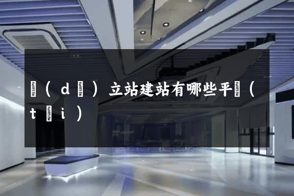 獨(dú)立站建站有哪些平臺(tái)