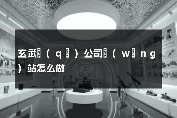 玄武區(qū)公司網(wǎng)站怎么做