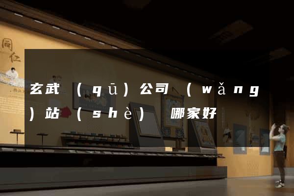 玄武區(qū)公司網(wǎng)站設(shè)計哪家好