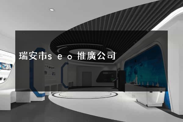 瑞安市seo推廣公司