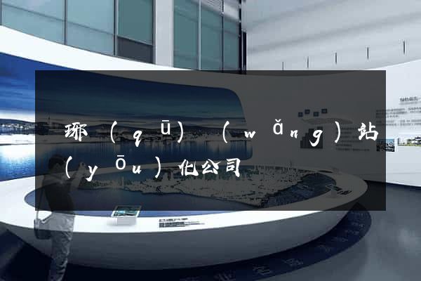 瑯琊區(qū)網(wǎng)站優(yōu)化公司