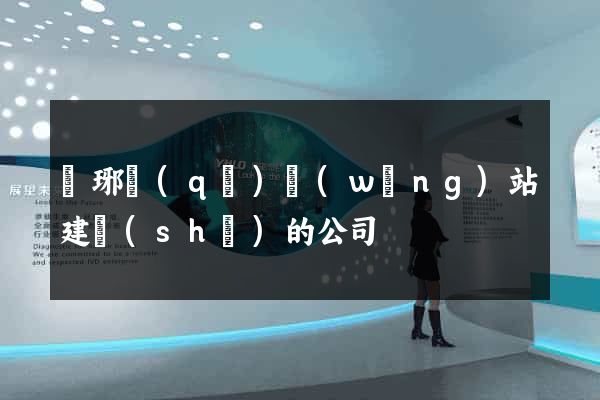 瑯琊區(qū)網(wǎng)站建設(shè)的公司