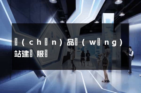 產(chǎn)品網(wǎng)站建設服務