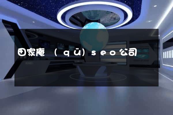 田家庵區(qū)seo公司