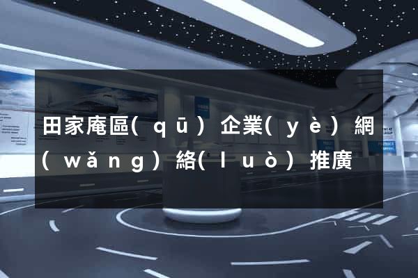 田家庵區(qū)企業(yè)網(wǎng)絡(luò)推廣