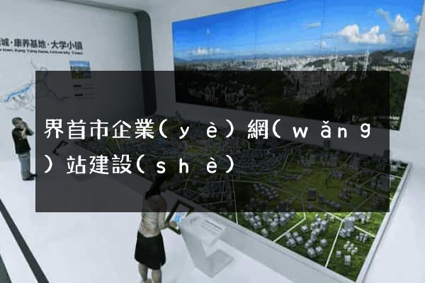 界首市企業(yè)網(wǎng)站建設(shè)