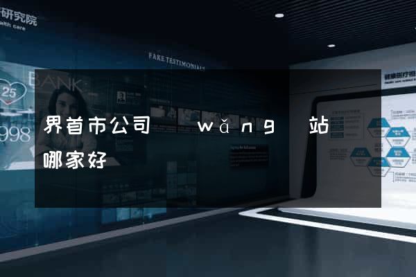 界首市公司網(wǎng)站設計哪家好