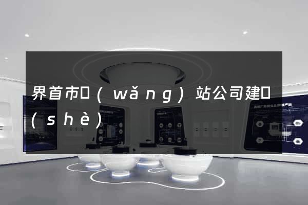 界首市網(wǎng)站公司建設(shè)