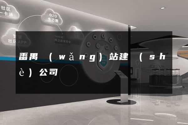 番禺網(wǎng)站建設(shè)公司