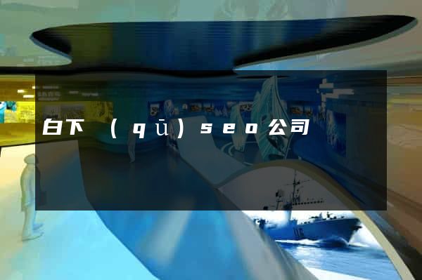 白下區(qū)seo公司