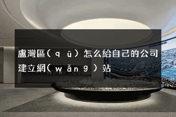 盧灣區(qū)怎么給自己的公司建立網(wǎng)站