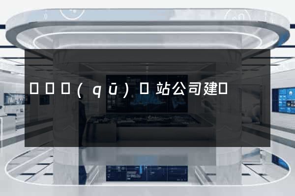 盧灣區(qū)網站公司建設