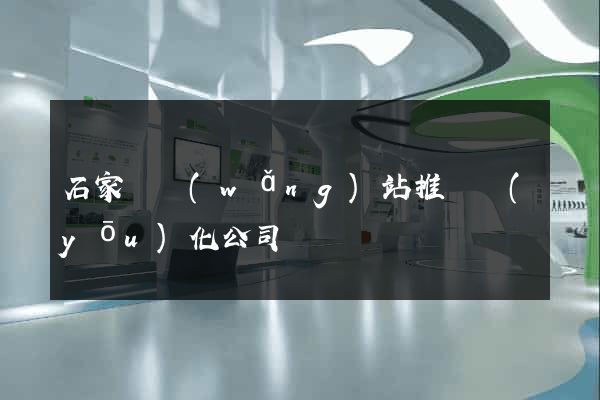 石家莊網(wǎng)站推廣優(yōu)化公司