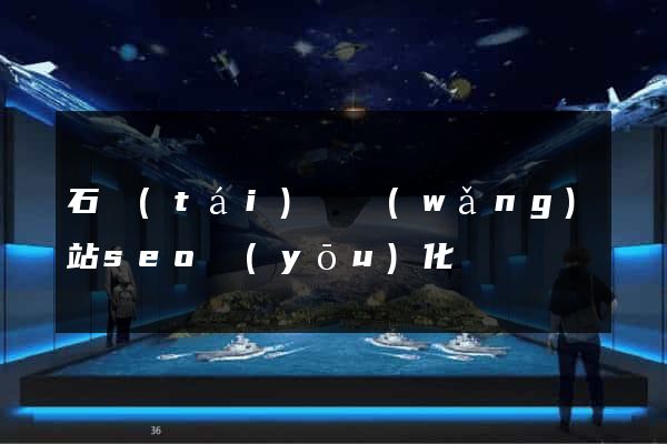 石臺(tái)縣網(wǎng)站seo優(yōu)化