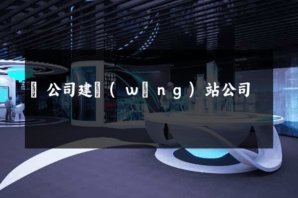 給公司建網(wǎng)站公司