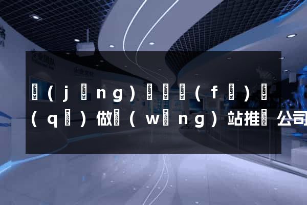 經(jīng)濟開發(fā)區(qū)做網(wǎng)站推廣公司