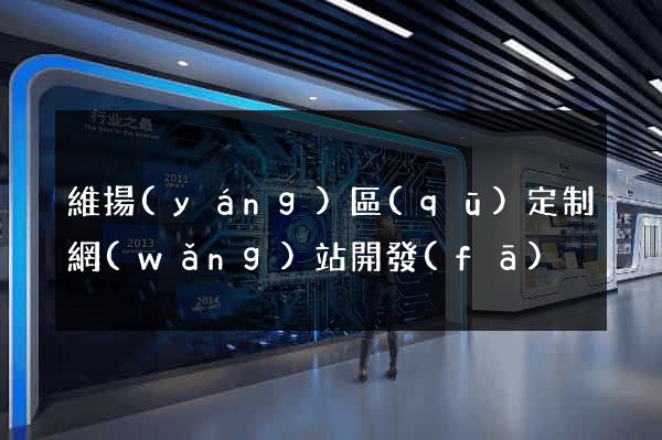 維揚(yáng)區(qū)定制網(wǎng)站開發(fā)