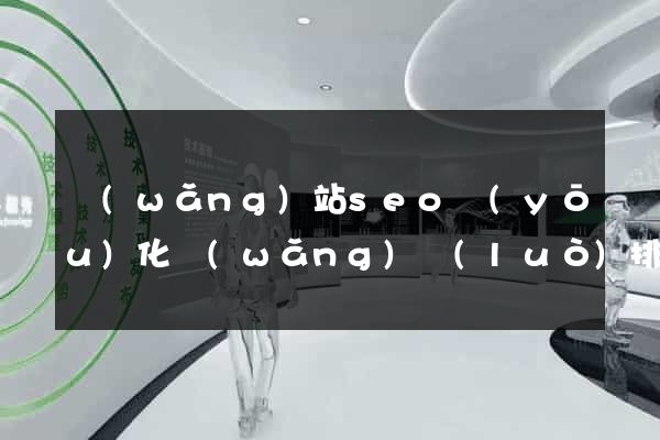 網(wǎng)站seo優(yōu)化網(wǎng)絡(luò)排名