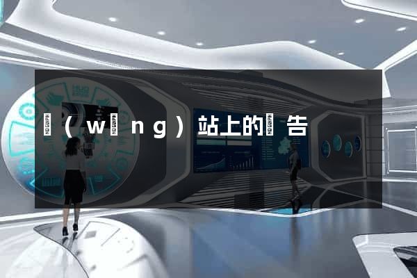 網(wǎng)站上的廣告