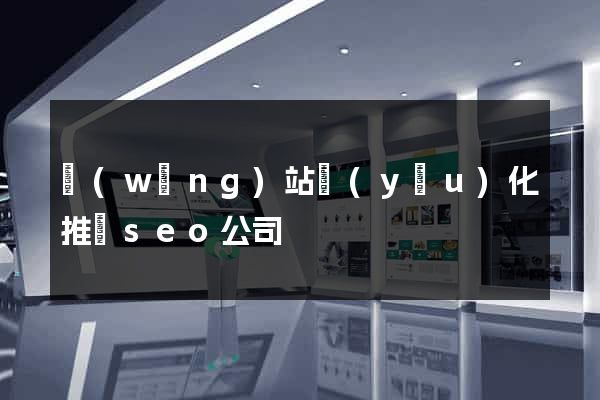 網(wǎng)站優(yōu)化推廣seo公司