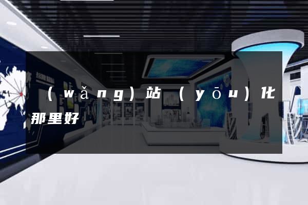 網(wǎng)站優(yōu)化那里好