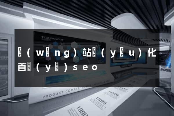 網(wǎng)站優(yōu)化首頁(yè)seo