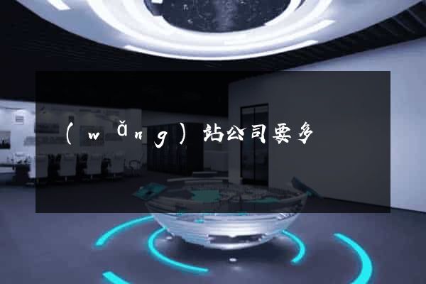 網(wǎng)站公司要多錢